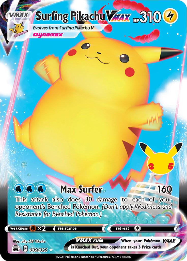 CGC 10 Surfing Pikachu VMAX #9