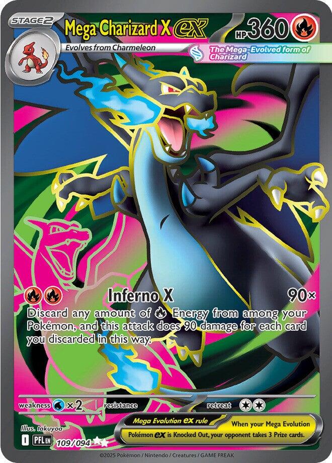 PSA 9 Mega Charizard X EX #109