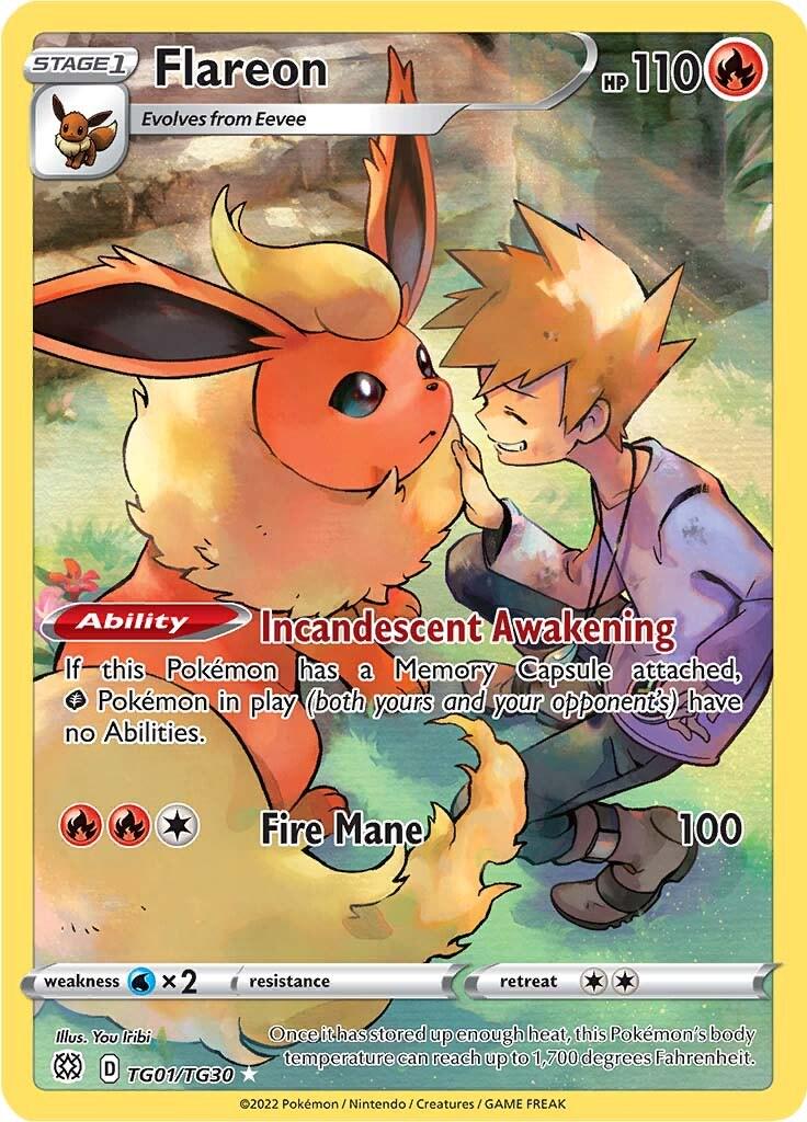 PSA 9 Flareon #TG01