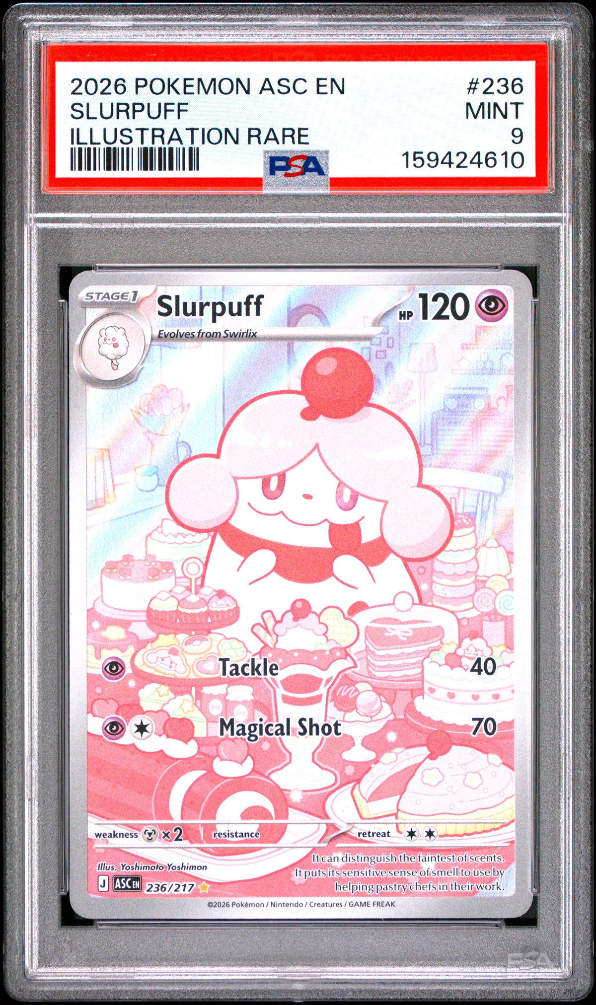 PSA 9 Slurpuff #236