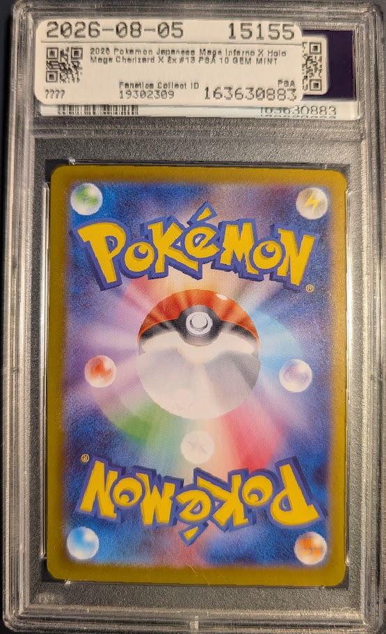 PSA 10 GM 2025 Japanese Mega Charizard X ex #13