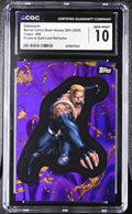 CGC 10 2025 Topps Marvel Comic Book Heroes #88 SABRETOOTH Purple & Gold Lava /75