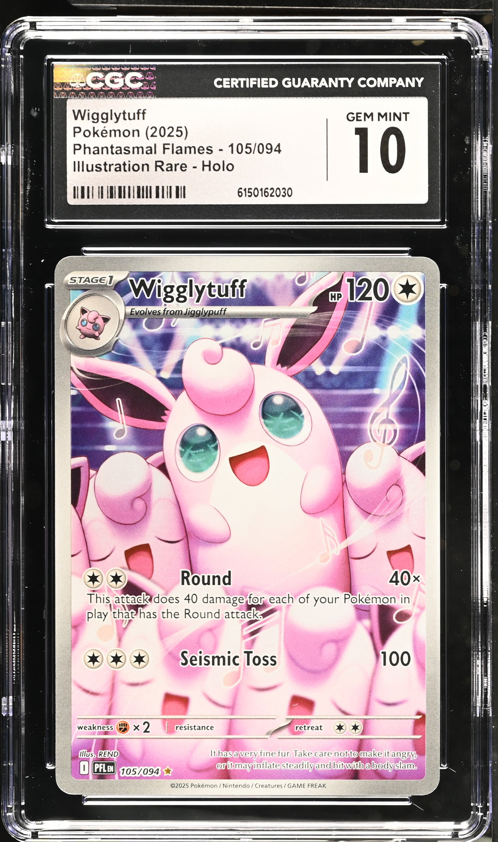 CGC 10 Wigglytuff #105