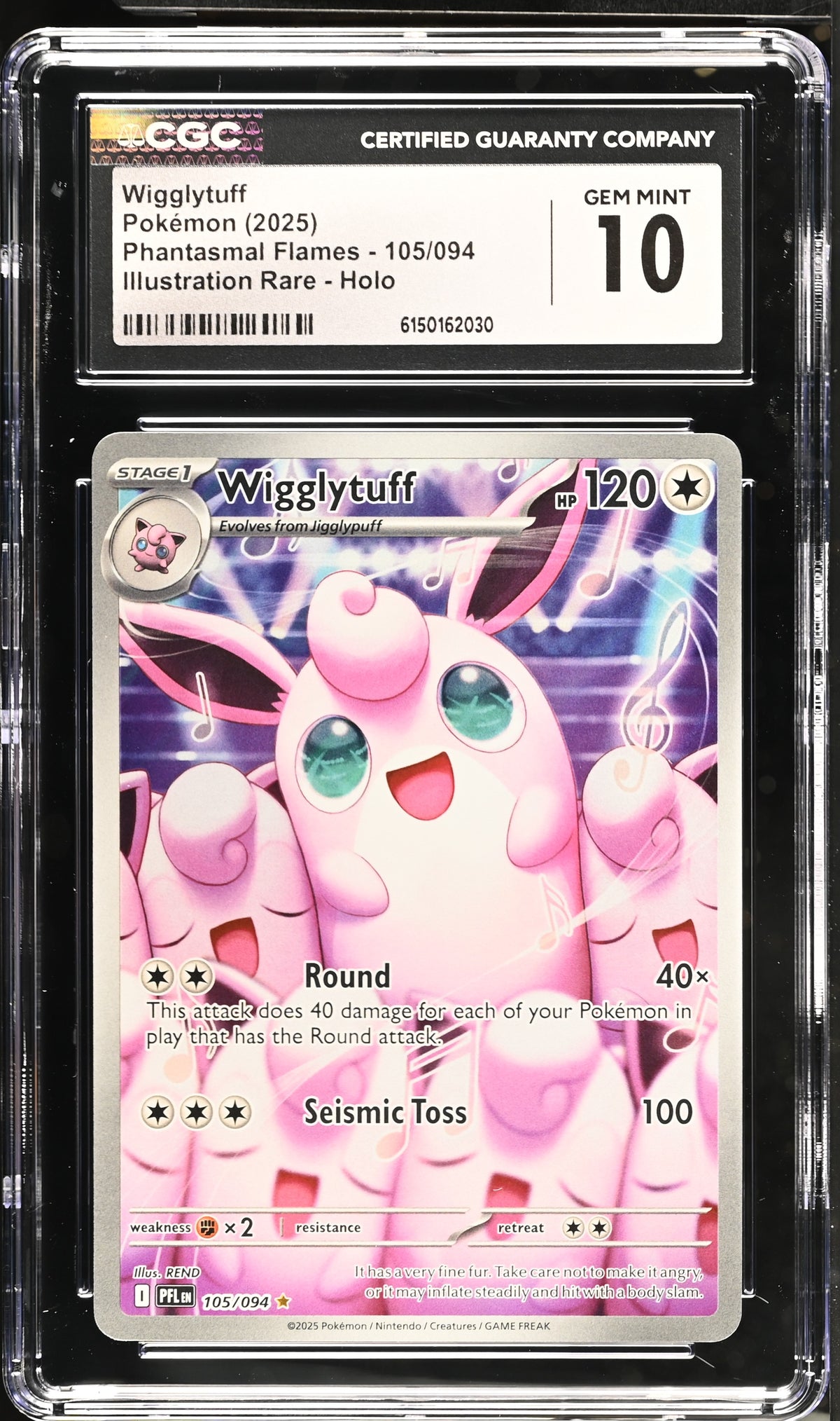 CGC 10 Wigglytuff #105