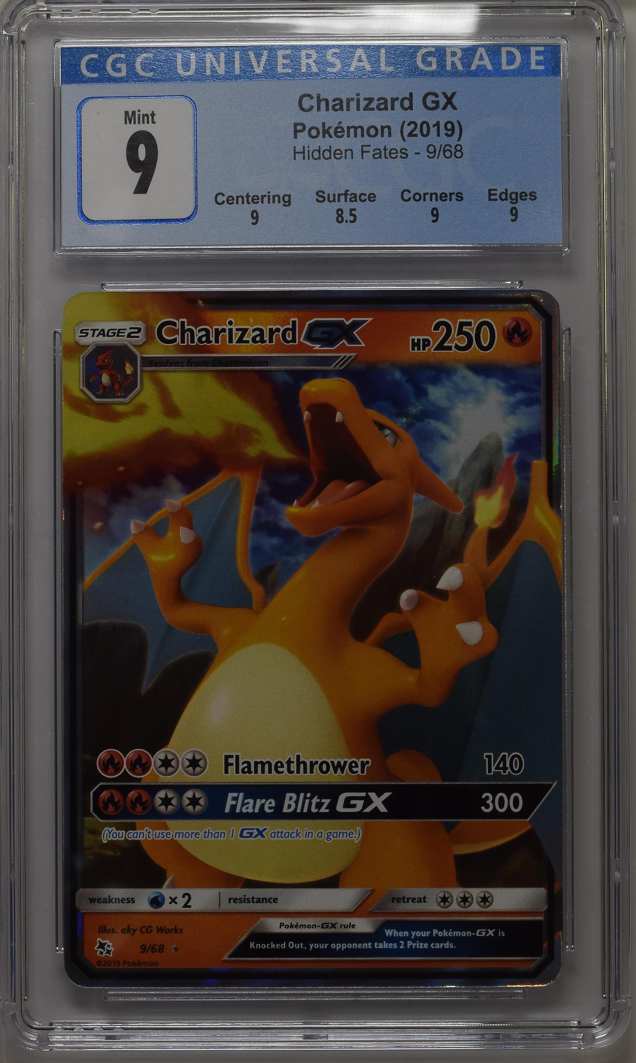 CGC 9 Charizard GX #9
