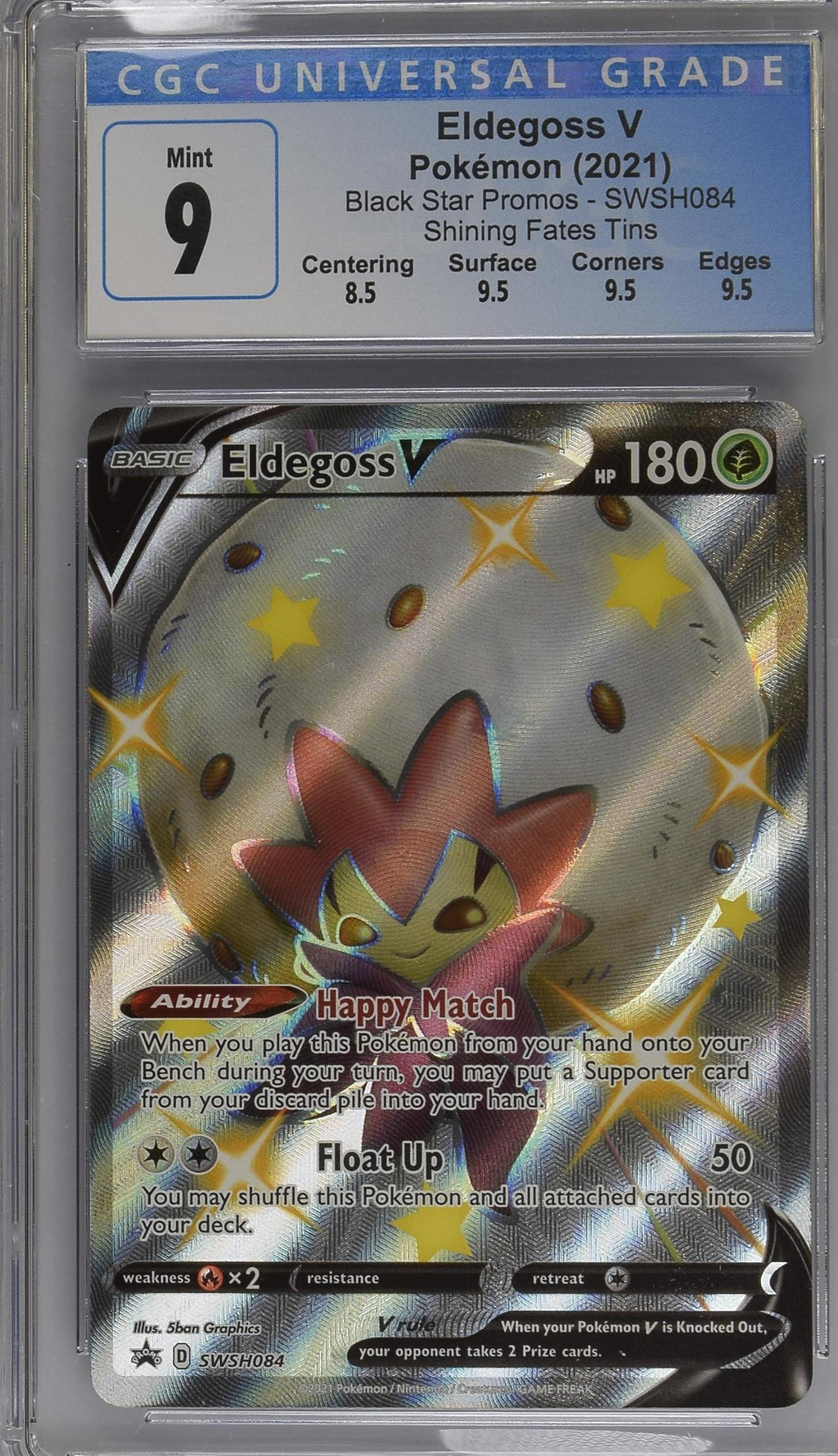 CGC 9 Eldegoss V #SWSH084