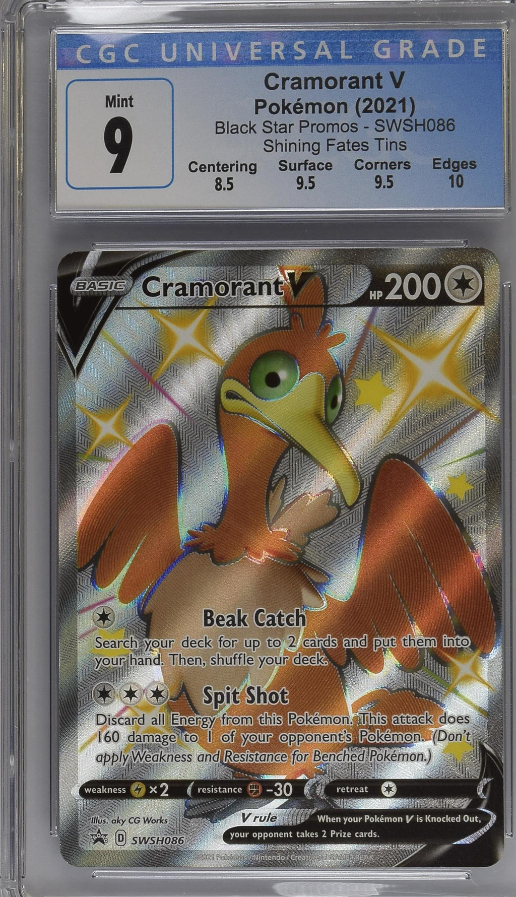 CGC 9 Cramorant V #SWSH086