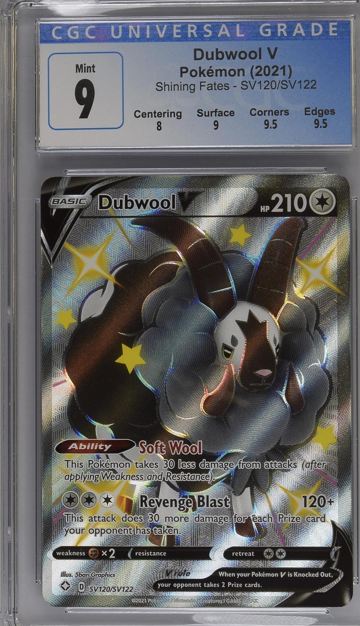 CGC 9 Dubwool V #SV120