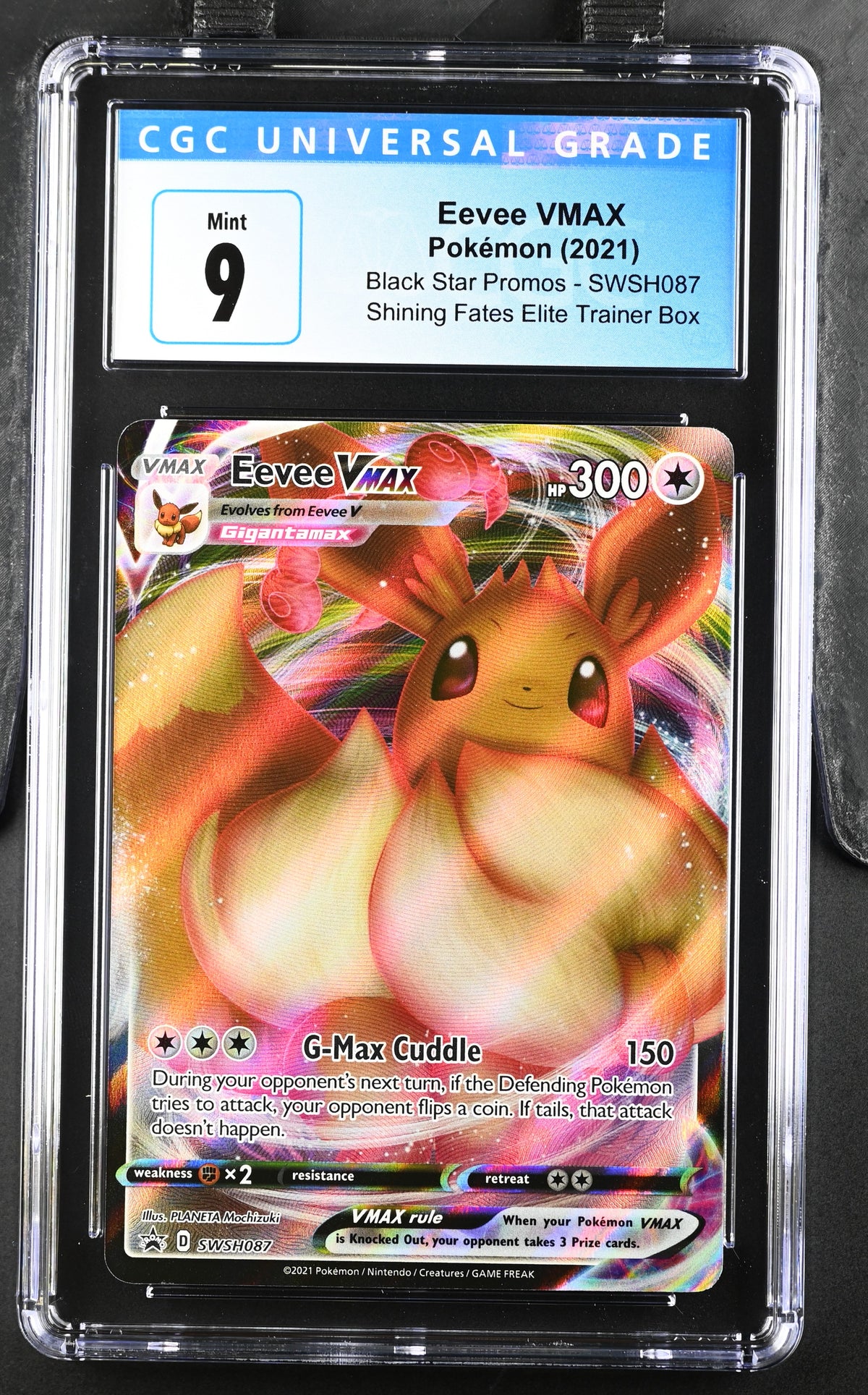 CGC 9 Eevee VMAX #SWSH087