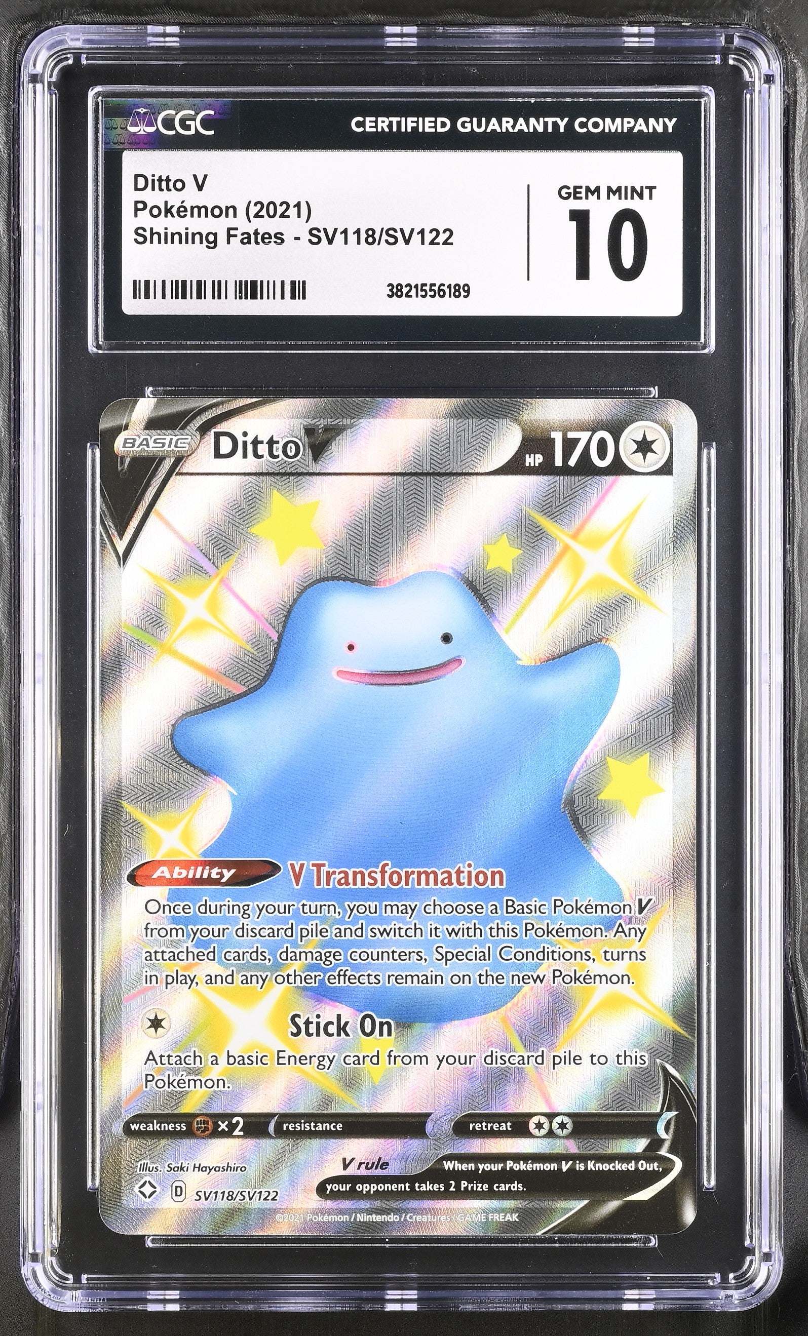 CGC 10 Ditto V #SV118