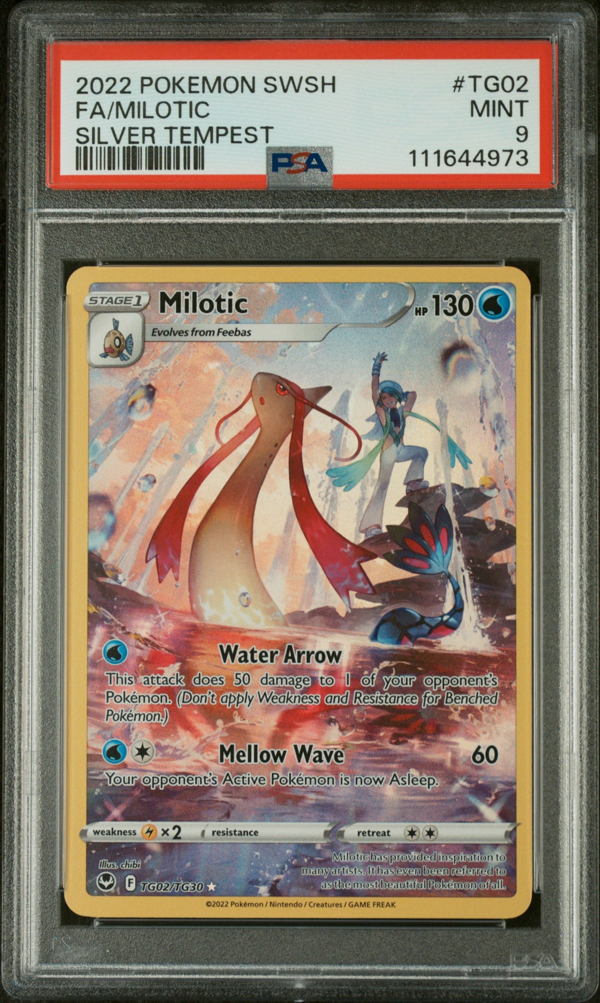 PSA 9 Milotic #TG02