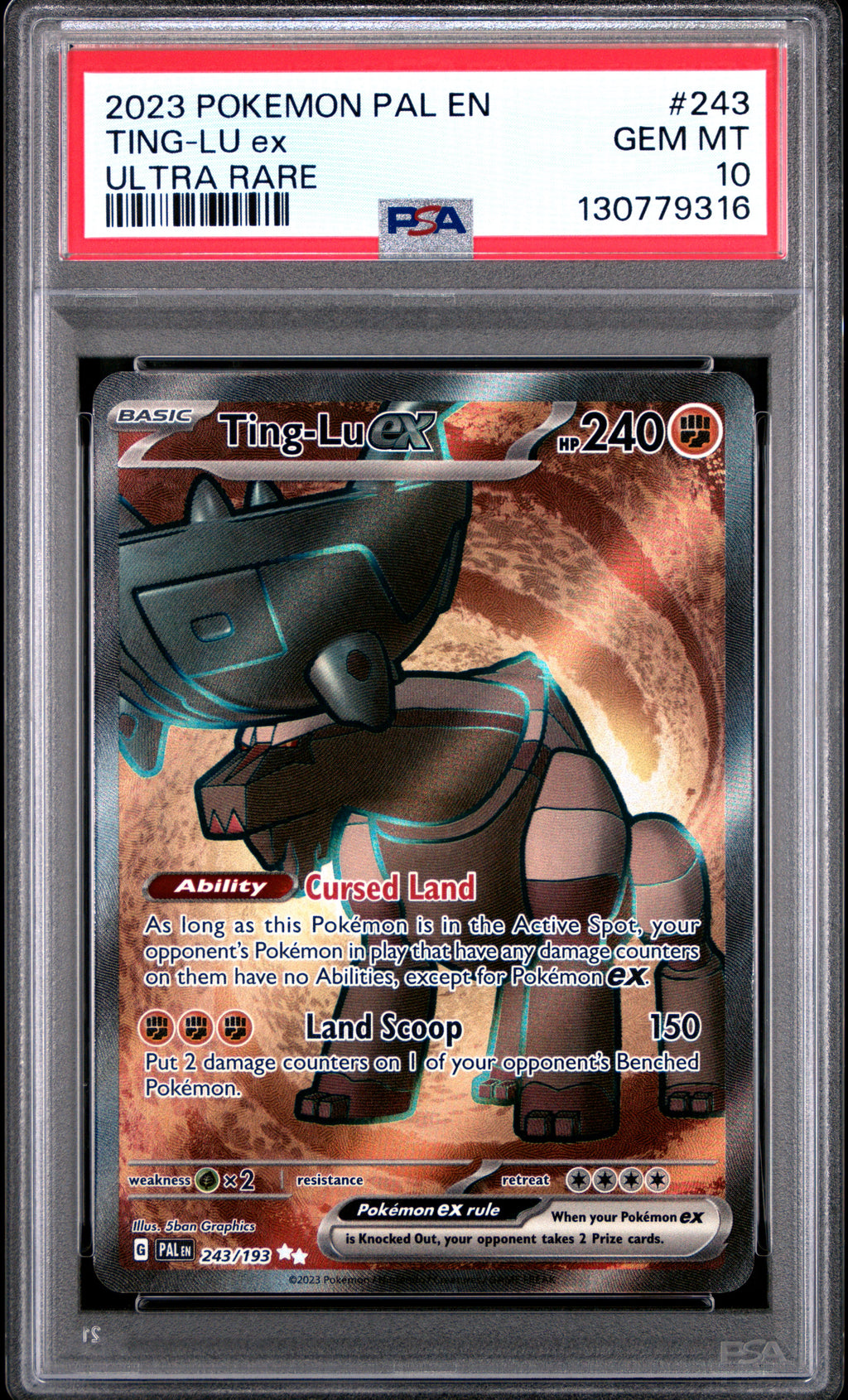 PSA 10 Ting Lu ex #243