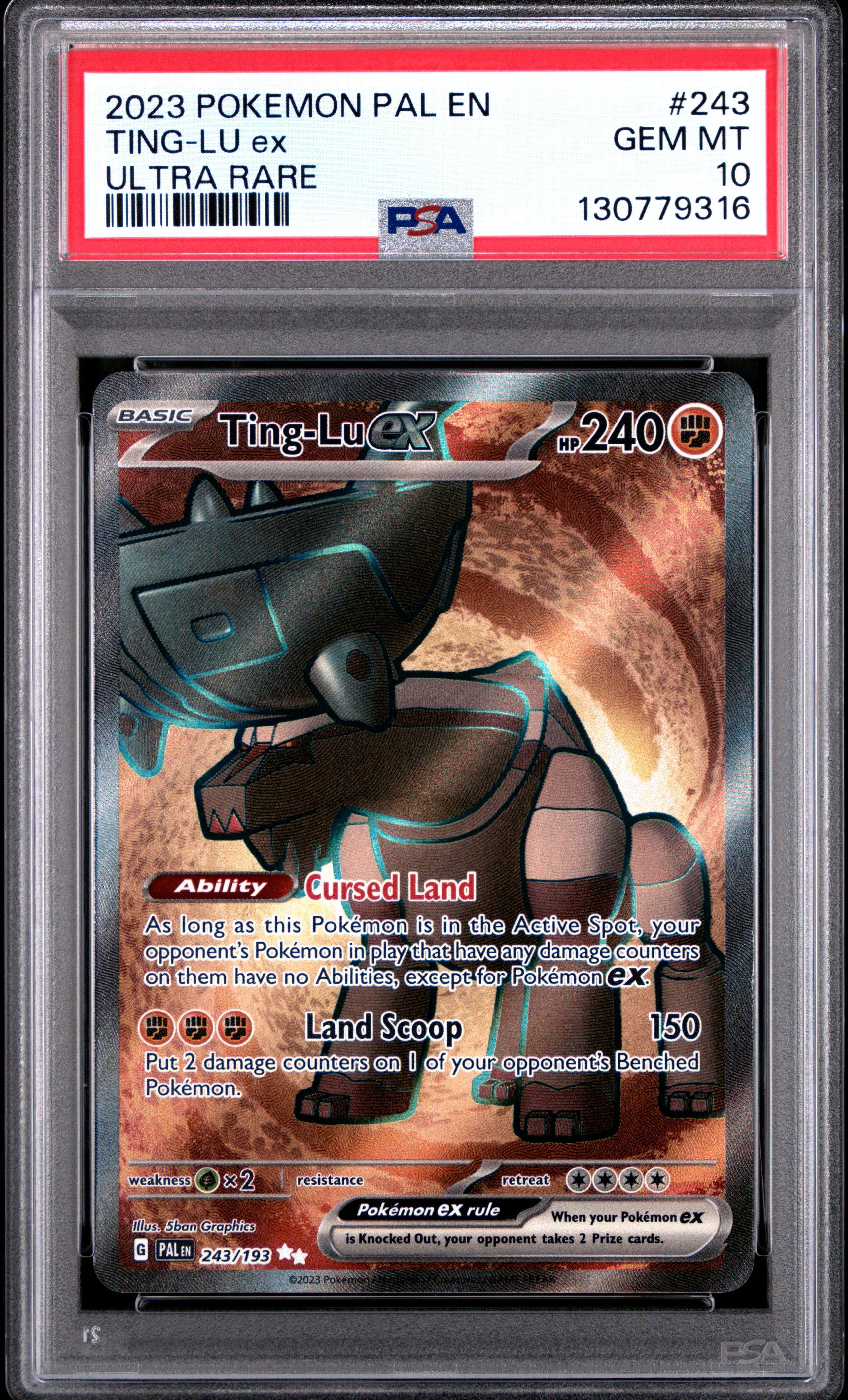 PSA 10 Ting Lu ex #243