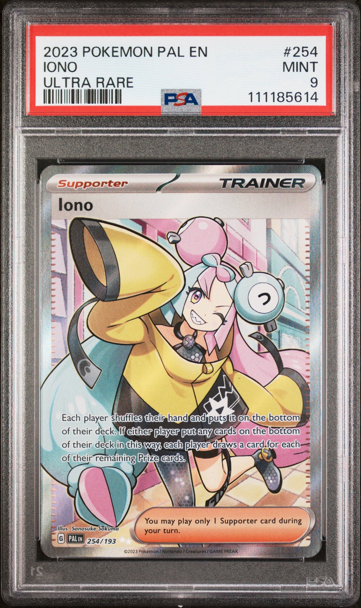PSA 9 Iono #254