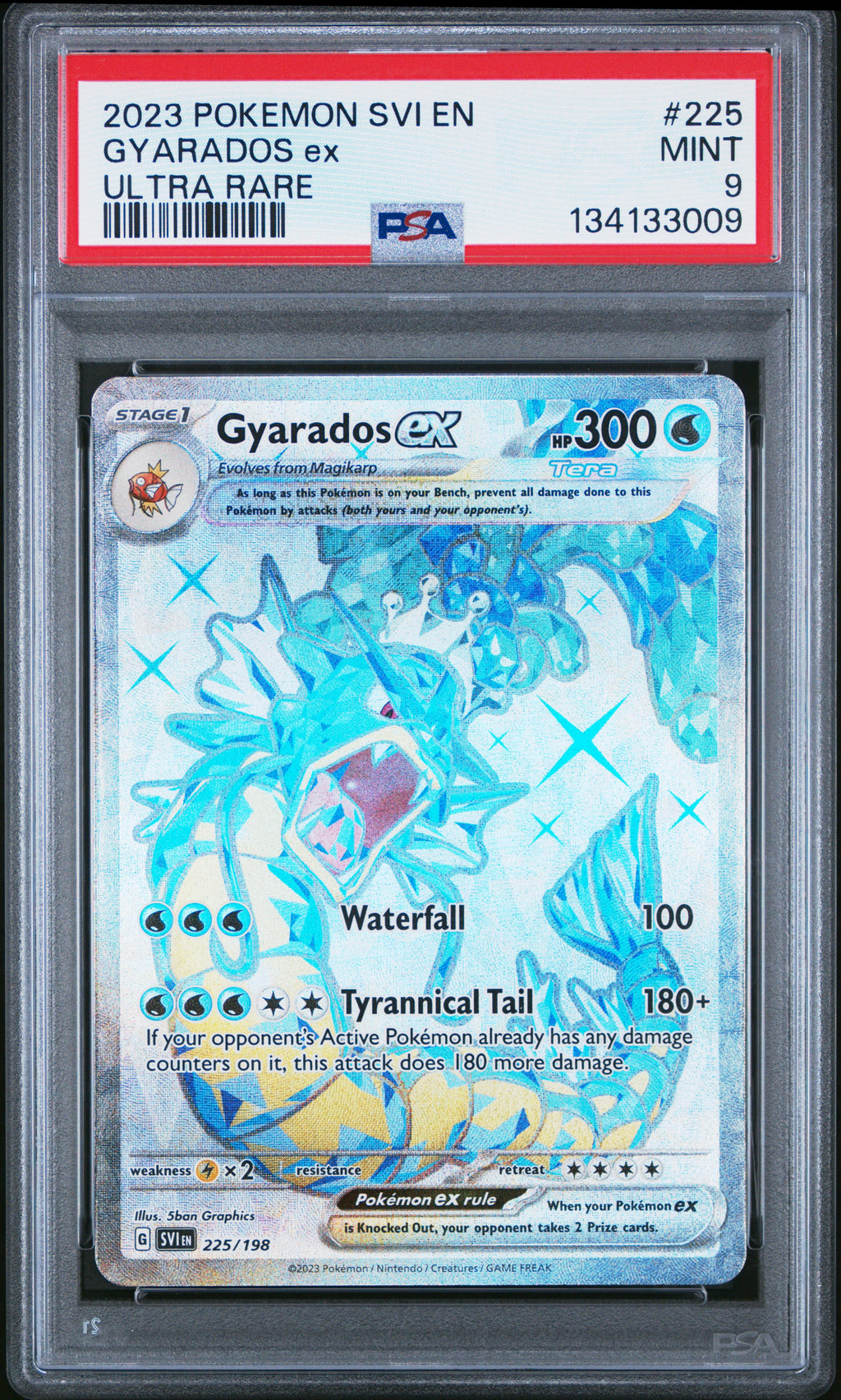 PSA 9 Gyarados Ex #225