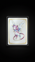 Authenticated Crystal White Mew Card
