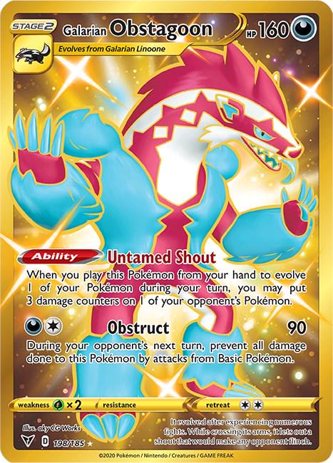PSA 10 Galarian Obstagoon #198