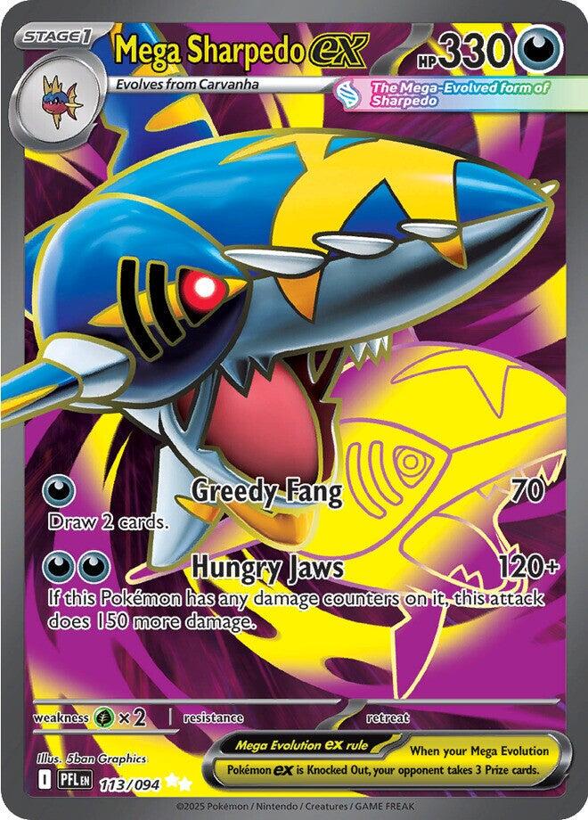 PSA 9 Mega Sharpedo ex #113