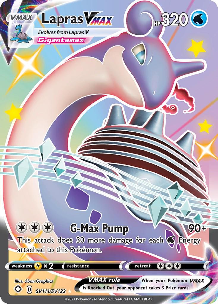 CGC 9 Lapras VMAX #SV111
