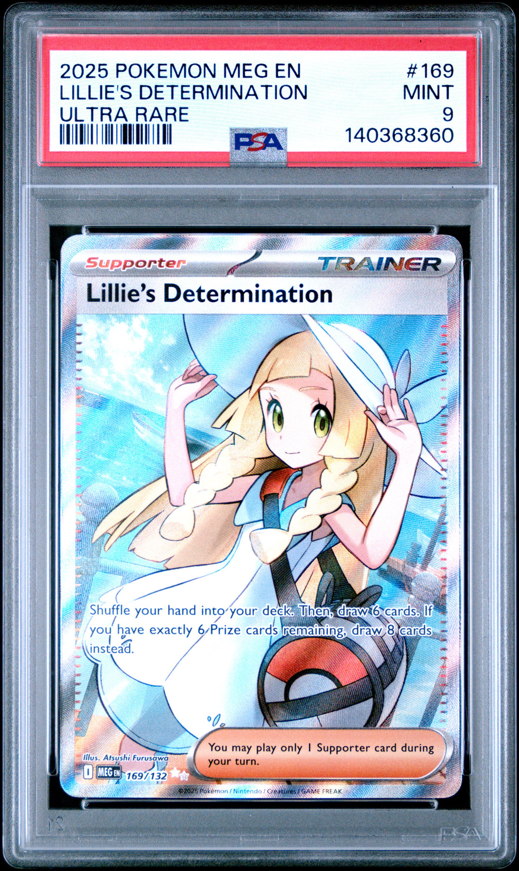 PSA 9 Lillie's Determination #169