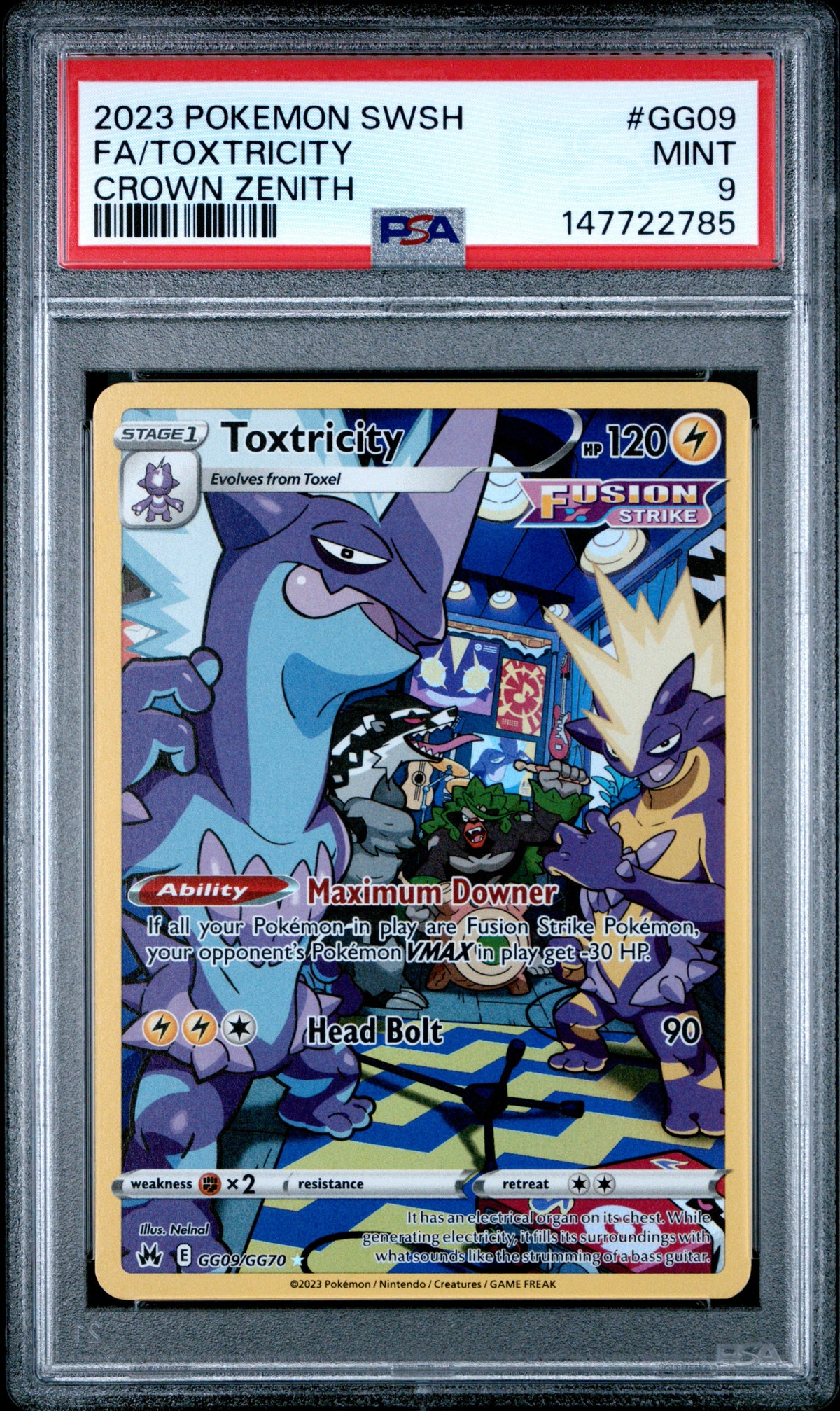 PSA 9 Toxtricity #GG09